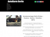 autoalarm-berlin.de Webseite Vorschau