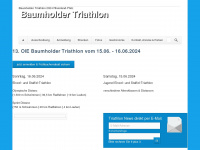 baumholder-triathlon.de Webseite Vorschau