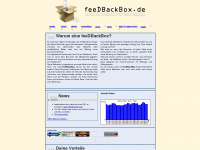 feedbackbox.de Webseite Vorschau