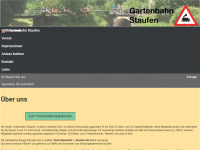 gartenbahn-staufen.ch Webseite Vorschau