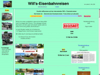 wills-reisen.ch Webseite Vorschau