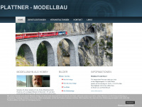 plattner-modellbau.ch Webseite Vorschau