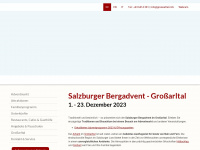 salzburger-bergadvent.at Webseite Vorschau