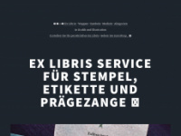 exlibris-insel.de Webseite Vorschau