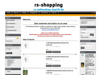 rs-onlineshop-fuerth.net Webseite Vorschau