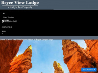 bryceviewlodge.com Webseite Vorschau