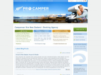 procamper.co.nz Webseite Vorschau