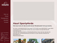 hauri-pferde.ch Webseite Vorschau