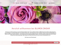 blumen-znidar.at Webseite Vorschau