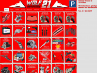 wolf21.at Webseite Vorschau
