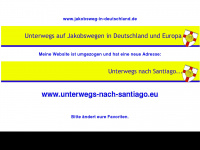 jakobsweg-in-deutschland.de Webseite Vorschau
