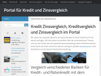 kredit-portal.eu Webseite Vorschau
