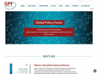 globalpolicy.org Webseite Vorschau