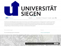 locatingmedia.uni-siegen.de Webseite Vorschau