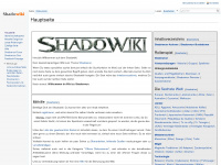 shadowiki.de Webseite Vorschau