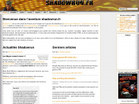 shadowrun.fr Webseite Vorschau