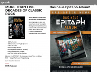epitaph-band.de Webseite Vorschau