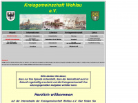kreisgemeinschaft-wehlau.de Webseite Vorschau