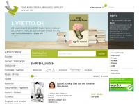 livretto.ch Webseite Vorschau
