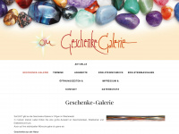 geschenke-galerie.net Webseite Vorschau