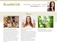 beautiful-life-magazin.com Webseite Vorschau
