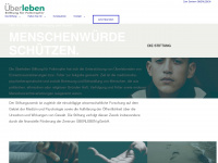 stiftung-ueberleben.de Webseite Vorschau