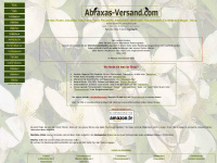 abraxas-versand.com Webseite Vorschau
