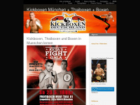 kickboxenmuenchen.net Webseite Vorschau