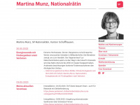 martinamunz.ch Webseite Vorschau