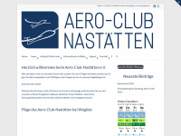 aero-club-nastaetten.de Webseite Vorschau