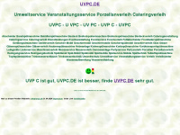 uvpc.de Webseite Vorschau