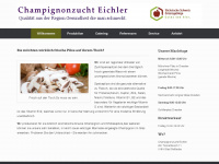 champignonzucht-eichler.de Webseite Vorschau
