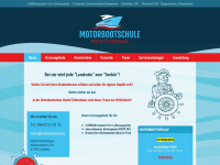 motorbootschule.at Webseite Vorschau