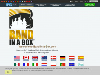bandinabox.com Webseite Vorschau