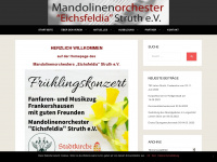 mandolinenverein-eichsfeldia.de Webseite Vorschau