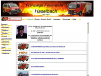 freiwillige-feuerwehr-haselbach.de Webseite Vorschau