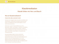 klassikmeditation.de Webseite Vorschau