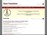 churer-priesterkreis.ch Webseite Vorschau