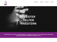 priester-helfen-priestern.at Webseite Vorschau