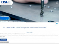 hsl-laserschneiden.de Webseite Vorschau