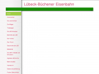 luebeck-buechener-eisenbahn.de Webseite Vorschau