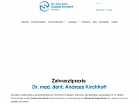 zahnarzt-dr-kirchhoff.de Webseite Vorschau