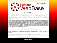 personal-webbase.de Webseite Vorschau