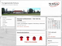 tg-schura.de Webseite Vorschau