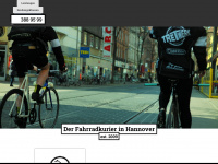 tretwerk-fahrradkurier.de Webseite Vorschau