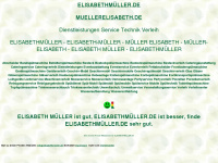elisabethmüller.de Webseite Vorschau