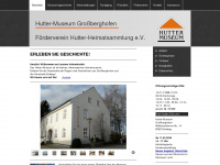 huttermuseum.de Webseite Vorschau