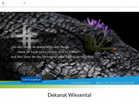 dekanat-wiesental.de Webseite Vorschau