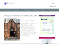 kirchengemeinde-weissensee.de Webseite Vorschau