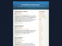 kontaktlinse.wordpress.com Webseite Vorschau